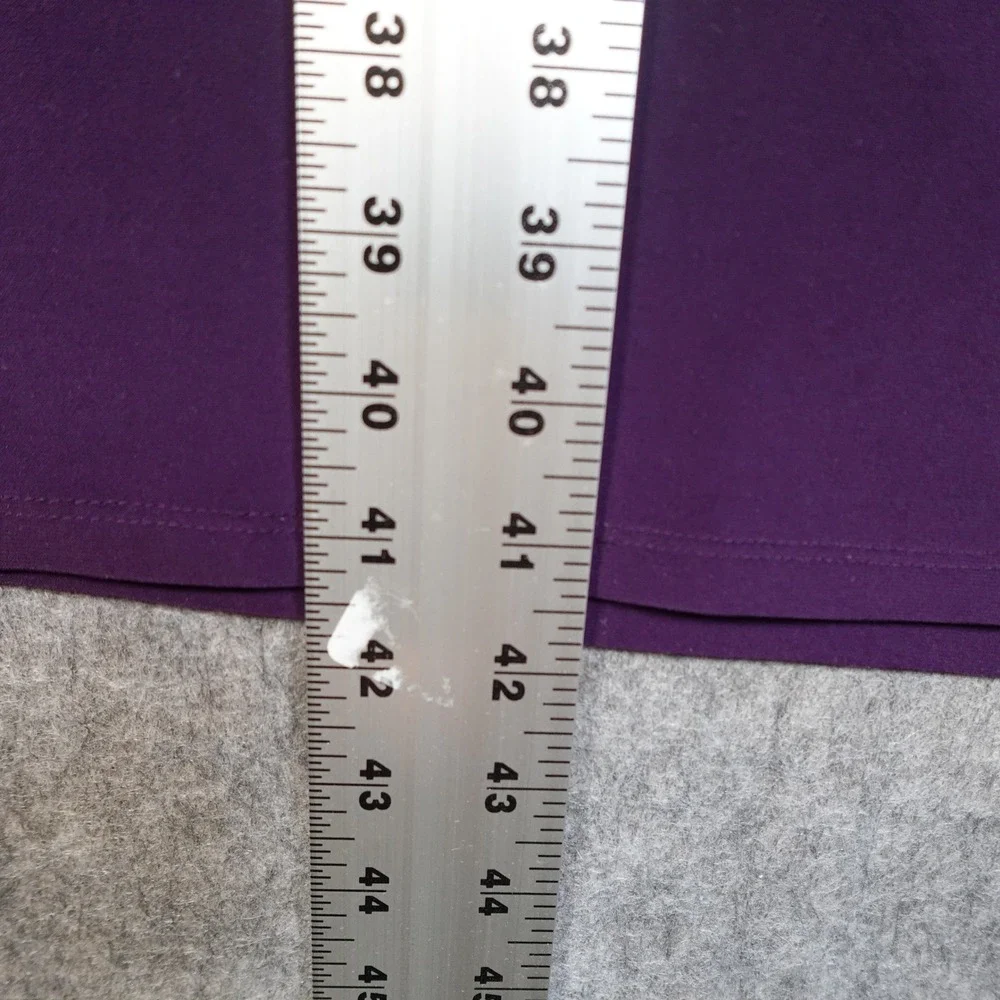 Ralph Lauren Dress Womens 18? Jersey‎ Sheath Midi Purple Ruched Surplice